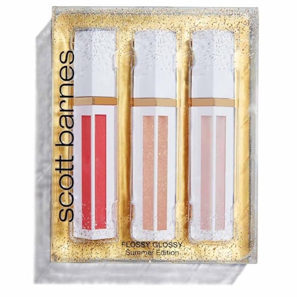 Scott Barnes -- LIP GLOSS TRIO - Flossy Glossy 3 Piece High-Shine Set